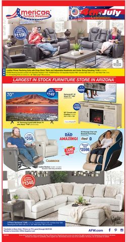 Catalogue American Furniture Warehouse from 06/22/2020