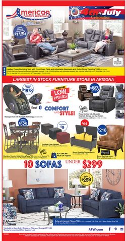 Catalogue American Furniture Warehouse from 07/06/2020