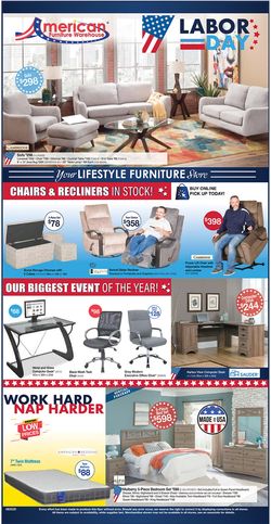 Catalogue American Furniture Warehouse from 08/31/2020