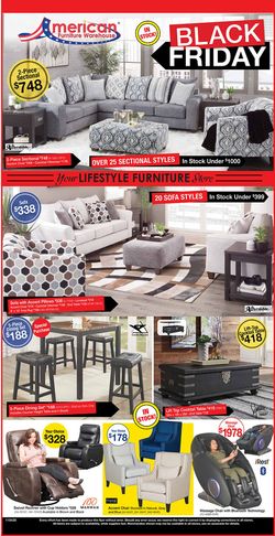 Catalogue American Furniture Warehouse Black Friday 2020 from 10/28/2020