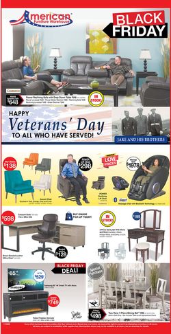 Catalogue American Furniture Warehouse Black Friday 2020 from 11/08/2020