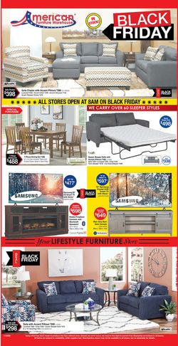 Catalogue American Furniture Warehouse Black Friday 2020 from 11/26/2020