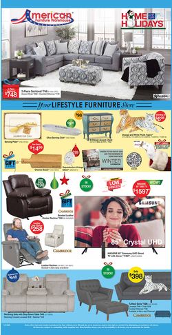 Catalogue American Furniture Warehouse from 12/14/2020