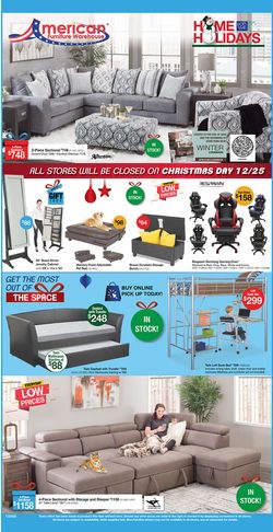 Catalogue American Furniture Warehouse from 12/21/2020