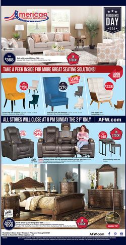 Catalogue American Furniture Warehouse from 02/21/2021