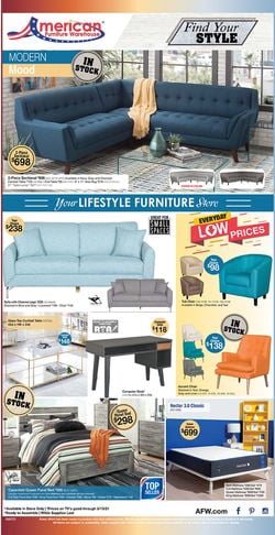 Catalogue American Furniture Warehouse from 03/07/2021