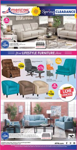 Catalogue American Furniture Warehouse from 05/02/2021