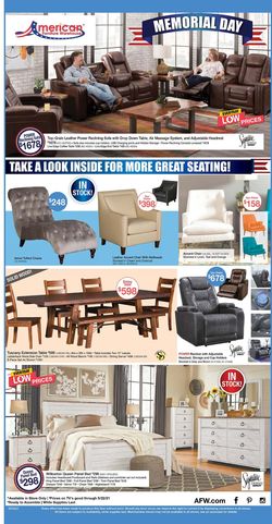 Catalogue American Furniture Warehouse from 05/19/2021