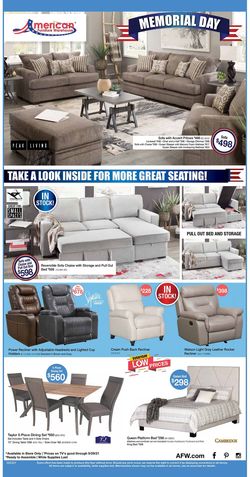 Catalogue American Furniture Warehouse from 05/23/2021