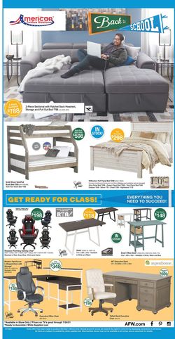 Catalogue American Furniture Warehouse from 07/14/2021