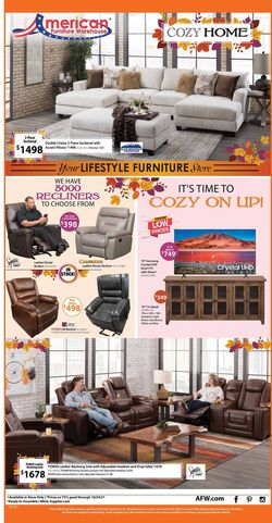 Catalogue American Furniture Warehouse from 10/18/2021