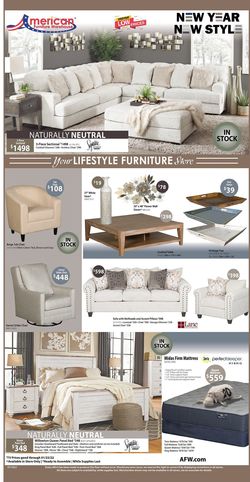 Catalogue American Furniture Warehouse from 01/17/2022