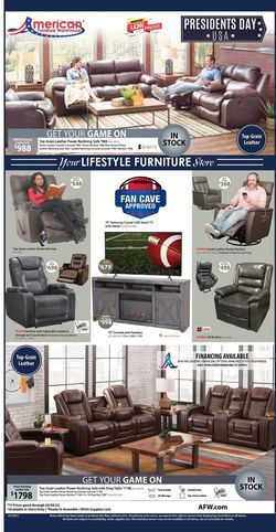 Catalogue American Furniture Warehouse from 01/31/2022