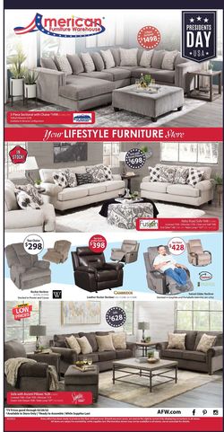 Catalogue American Furniture Warehouse from 02/20/2022