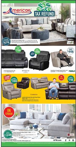 Catalogue American Furniture Warehouse from 03/20/2022