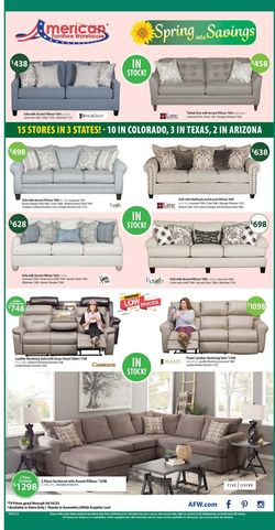 Catalogue American Furniture Warehouse from 04/11/2022