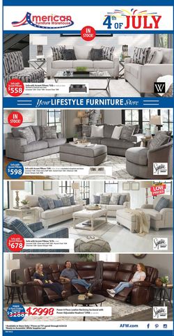 Catalogue American Furniture Warehouse from 06/21/2022