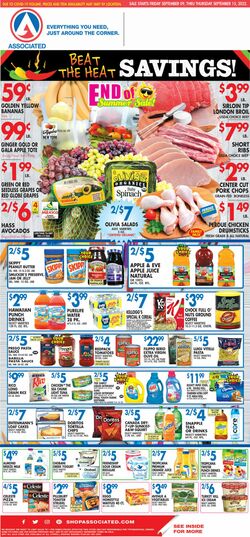 Catalogue Associated Supermarkets from 09/09/2022
