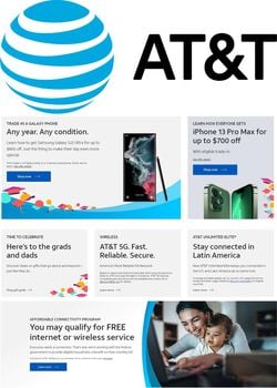 Current weekly ad AT&T