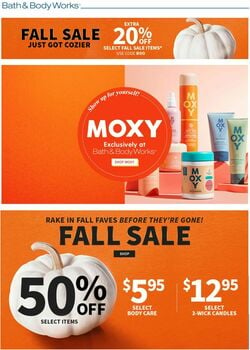 Current Cyber Monday and Black Friday ad Bath & Body Works
