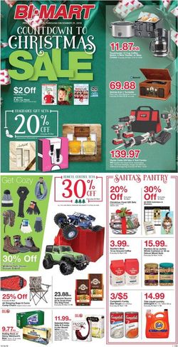 Catalogue Bi-Mart - Christmas Sale Ad 2019 from 12/15/2019