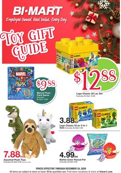 Catalogue Bi-Mart Toy Gift Guide 2020 from 12/14/2020