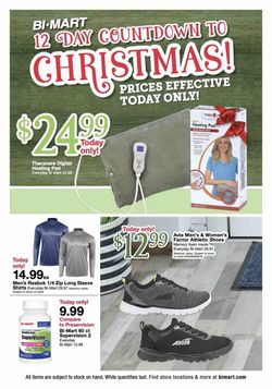 Catalogue Bi-Mart CHRISTMAS 2021 from 12/16/2021