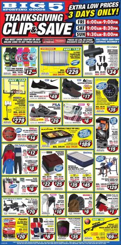 Catalogue Big 5 CYBER MONDAY 2021 from 11/23/2021