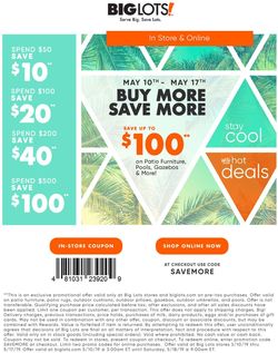 Catalogue Big Lots from 05/10/2019