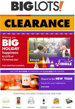 Catalogue Big Lots from 12/31/2020