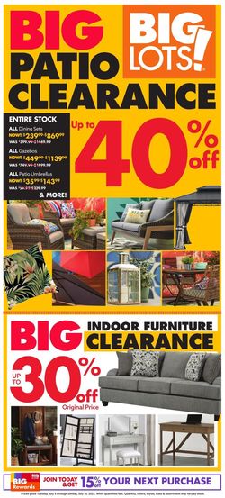 Catalogue Big Lots from 07/05/2022