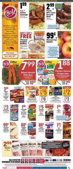 Catalogue Big Y from 11/28/2020