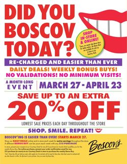 Catalogue Boscov's from 03/27/2022