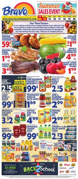 Catalogue Bravo Supermarkets from 08/14/2020