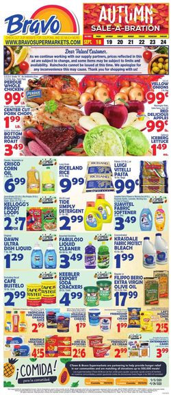 Catalogue Bravo Supermarkets from 09/18/2020