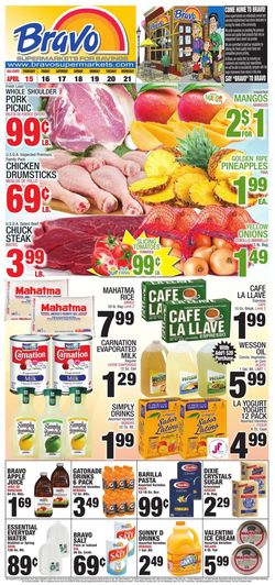 Catalogue Bravo Supermarkets from 04/15/2021