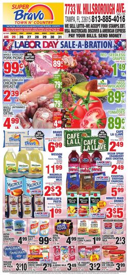 Catalogue Bravo Supermarkets from 08/25/2022
