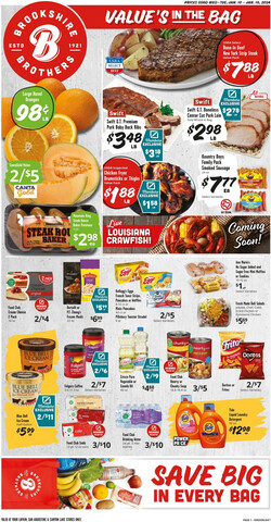 Catalogue Brookshire Brothers from 01/09/2024