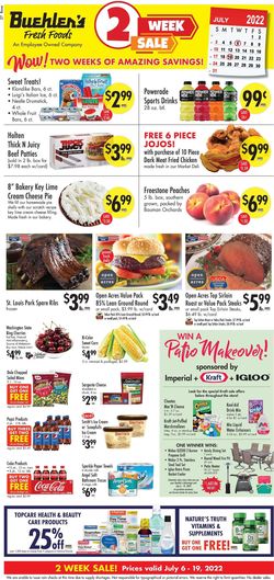 Catalogue Buehler's Fresh Foods from 07/06/2022