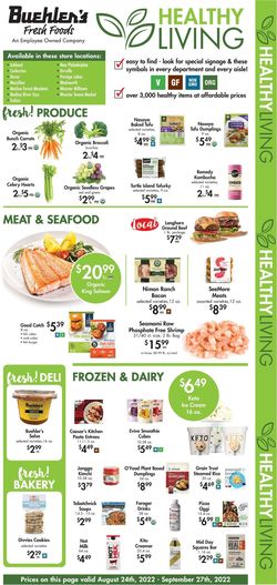Catalogue Buehler's Fresh Foods from 08/24/2022