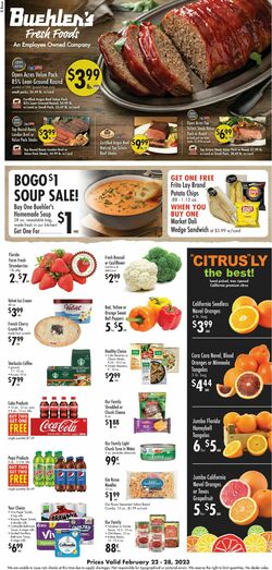 Catalogue Buehler's Fresh Foods from 02/22/2023