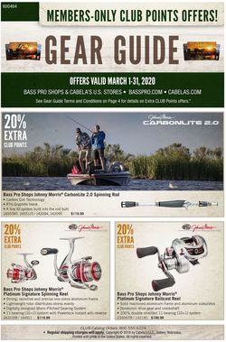 Catalogue Cabela's from 03/01/2020