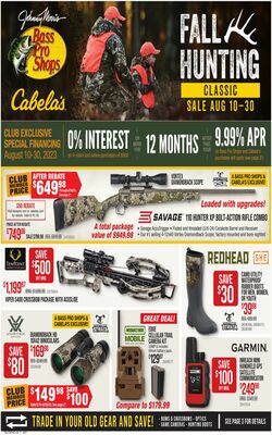 Catalogue Cabela's from 08/10/2023