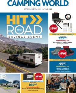 Catalogue Camping World from 03/16/2023