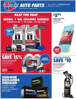 Catalogue CarQuest from 06/23/2022