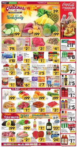 Catalogue Cardenas THANKSGIVING 2021 from 11/17/2021