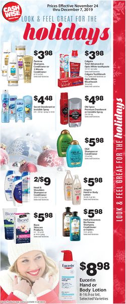 Catalogue Cash Wise - Holiday Ad 2019 from 11/24/2019