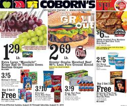 Catalogue Coborn's from 08/25/2019