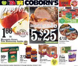 Catalogue Coborn's from 09/29/2019