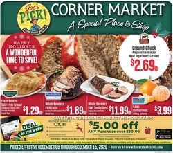 Catalogue Corner Market from 12/09/2020